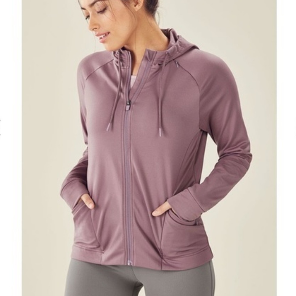Fabletics Purple Sammy Hooded Jacket - XXL | 18-20